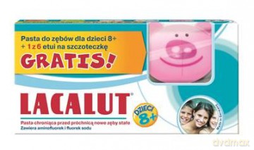 Lacalut Pasta do zębów dla dzieci powyżej 8 lat + etui 1op