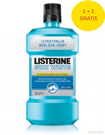 Listerine Stay White Ochronny płyn do płukania jamy ustnej DUO 250ml x 2