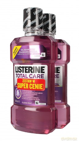 Listerine Total Care Płyn do płukania jamy ustnej DUO 500ml x 2