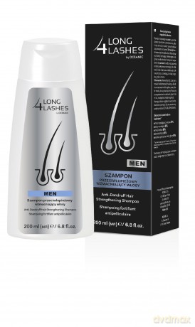 Long 4 Lashes Men Szampon przeciwłupieżowy wzmacniający włosy 200ml