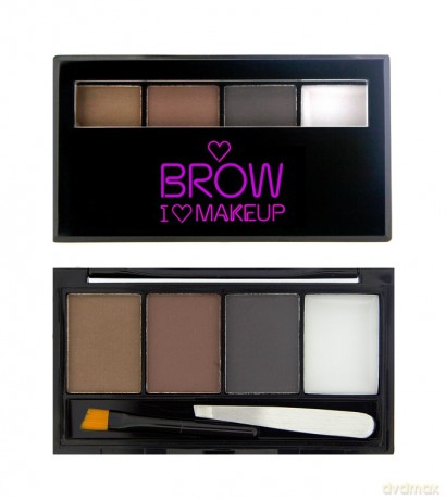 Makeup Revolution I Heart Makeup Brows Kit Zestaw do makijażu brwi Bold Is Best 3g