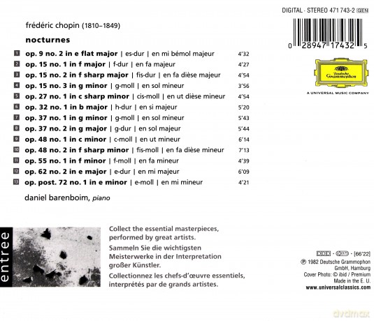 Daniel Barenboim: Entree [CD]