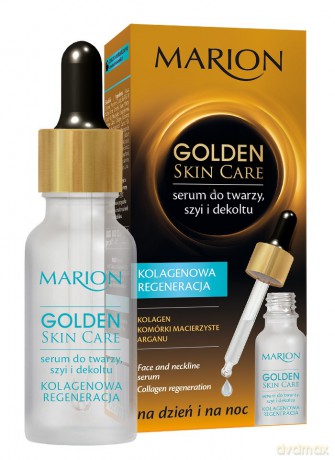 Marion Golden Skin Care Serum Kolagenowa Regeneracja do twarzy ,szyi i dekoltu 20ml