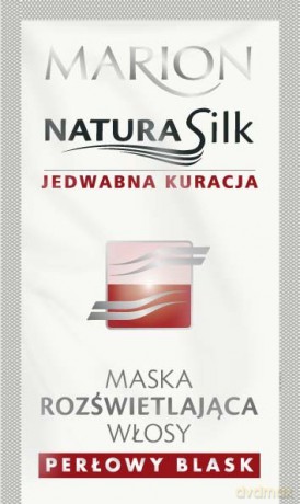 Marion Natura Silk Maska Rozświetlająca włosy w saszetce 10ml