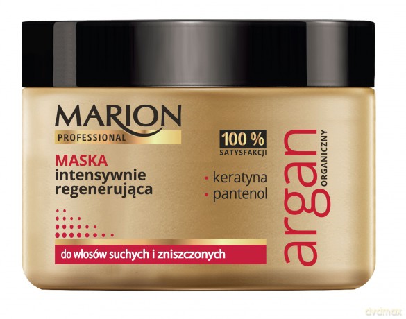 Marion Professional Argan Organiczny Maska do włosów intensywnie regenerująca 450g