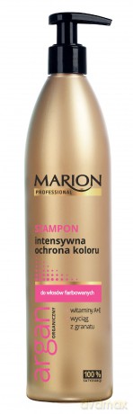 Marion Professional Argan Organiczny Szampon do włosów intensywna ochrona koloru 400g