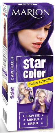 Marion Star Color Krem koloryzujący nr 165 Fiolet 1op (2 x 35ml)
