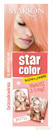 Marion Star Color Pastel Krem koloryzujący Brzoskwinia 1op (2 x 35ml)