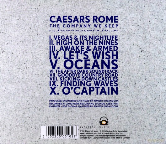 Caesars Rome: The Company We Keep [CD]