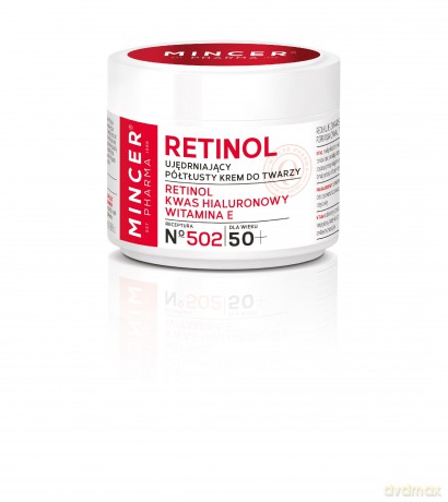 Mincer Pharma Retinol Krem ujędrniający-półtłusty 50+ nr 502 50ml
