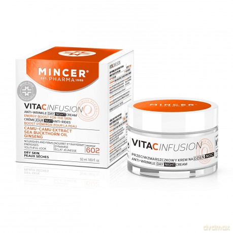 Mincer Pharma Vita C Infusion Krem przeciwzmarszczkowy na dzień i noc nr 602 50ml