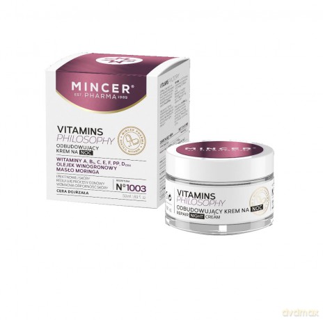 Mincer Pharma Vitamins Philosophy Krem odbudowujący na noc nr 1003 50ml