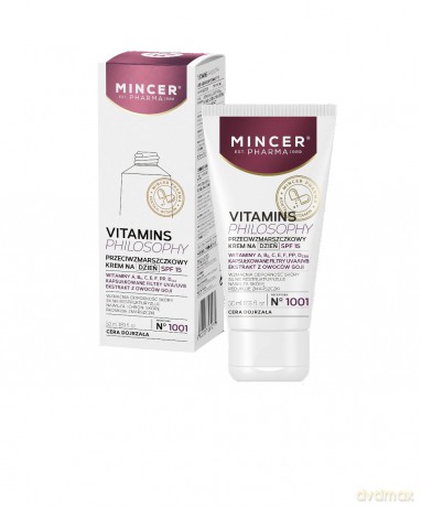 Mincer Pharma Vitamins Philosophy Krem przeciwzmarszczkowy na dzień nr 1001 50ml