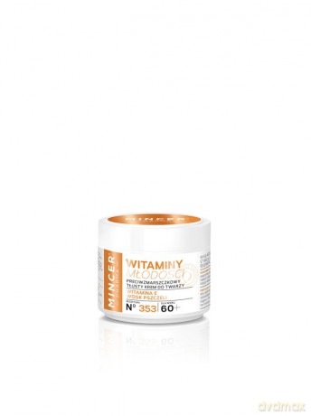 Mincer Pharma Witaminy Młodości Krem przeciwzmarszczkowy tłusty 60+ nr 353 50ml