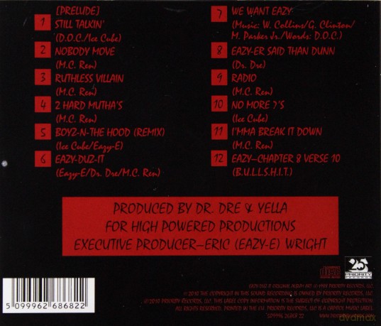 Eazy E: Eazy Duz It [CD]