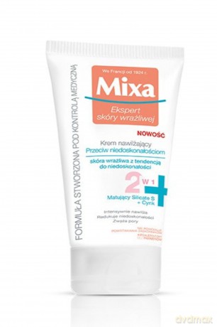 Mixa Krem nawilżający przeciw niedoskonałościom 2w1 50ml