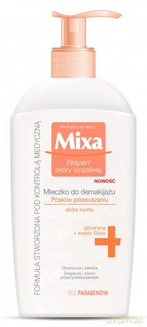 Mixa Mleczko do demakijażu twarzy przeciw przesuszeniu - cera sucha 200ml