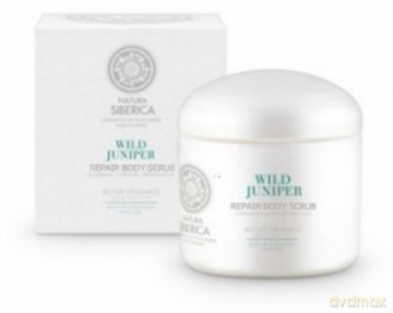 Natura Siberica Blanche Peeling do ciała odbudowujący Dziki Jałowiec 400 ml