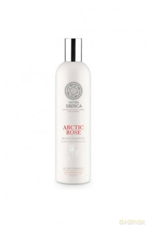 Natura Siberica Blanche Szampon do włosów odbudowujący Arktyczna Róża 400 ml