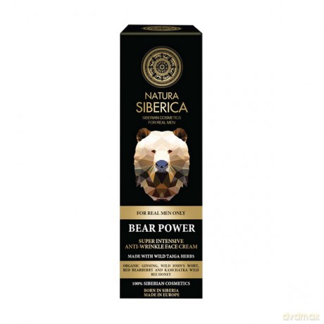 Natura Siberica Men Krem do twarzy Bear Power Przeciwzmarszczkowy 50ml