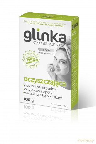 Natural Home Spa Glinka kosmetyczna Biała Oczyszczająca 100g