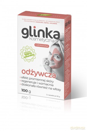 Natural Home Spa Glinka kosmetyczna Czerwona Odżywcza 100g