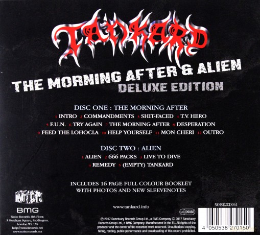 Tankard: The Morning After + Alien E.P. [2CD]