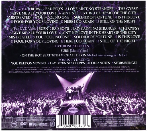 Whitesnake: The Purple Tour [CD]+[DVD]