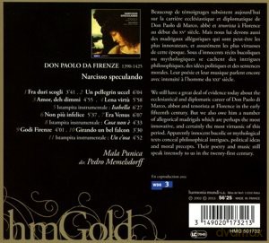 Narcisso Speculando: Mala Punica Perdro Memelsdorff (digipack) [CD]