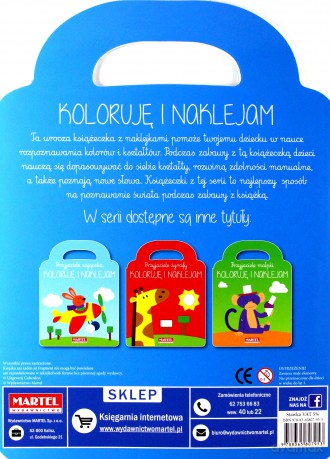 Przyjaciele liska. Koloruję i naklejam [KSIĄŻKA]