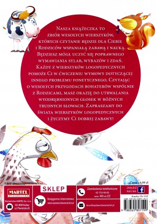 Wiersze logopedyczne dla dzieci 3-5 lat - Agnieszka Nożyńska-Demianiuk [KSIĄŻKA]
