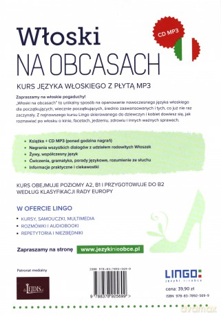 Włoski na obcasach. Kurs języka włoskiego - Magdalena Nowaczewska [KSIĄŻKA]+[CD]