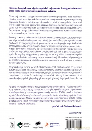 Wsparcie młodzieży i dorosłych z zaburzeniami ze spektrum autyzmu. Teoria i praktyka - Katarzyna Patyk, Maria Panasiuk [KSIĄŻKA]