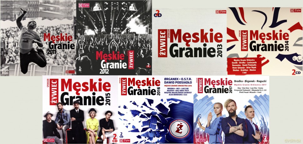 Męskie Granie Kolekcja 2011-2017 Pakiet [15CD]+[DVD]