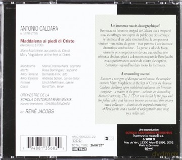 Caldara: Maddalena Ai Piedi Di Cristo (digipack) [2CD]