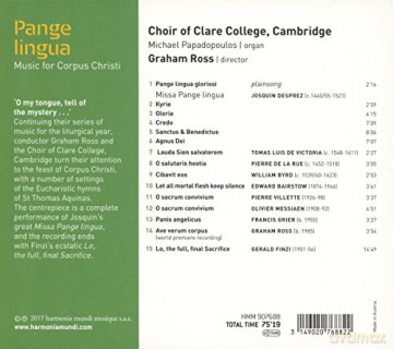 Pange Lingua: Music For Corpus Christi [CD]