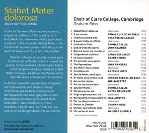 Stabat Mater: Passiontide [CD]