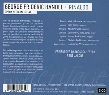 Handel: Rinaldo Jacobs [3CD]