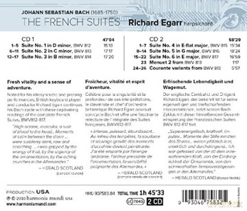 Bach: The French Suites Egarr [2CD]