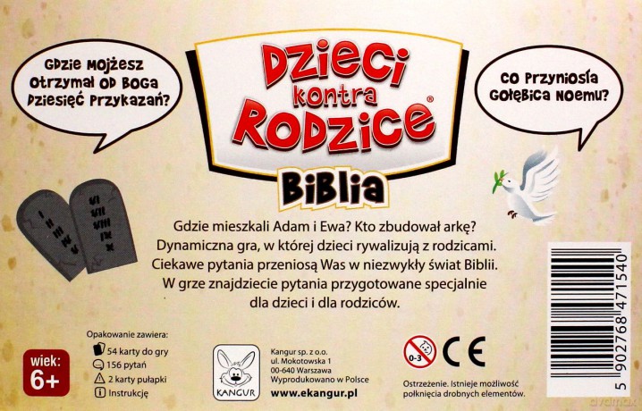 Biblia. Dzieci kontra rodzice [GRA]