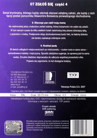 07 Zgłoś się 4 (odcinki 8-9) [DVD]
