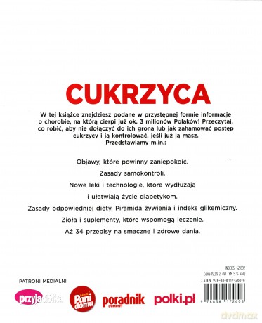 Cukrzyca. Diagnozowanie cukrzycy, dieta cukrzycowa. Cukrzyk w dobrej formie [KSIĄŻKA]