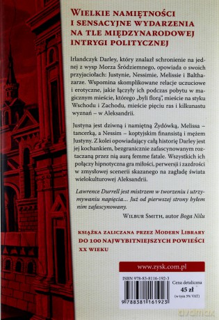 Justyna. Kwartet aleksandryjski - Lawrence Durrell [KSIĄŻKA]