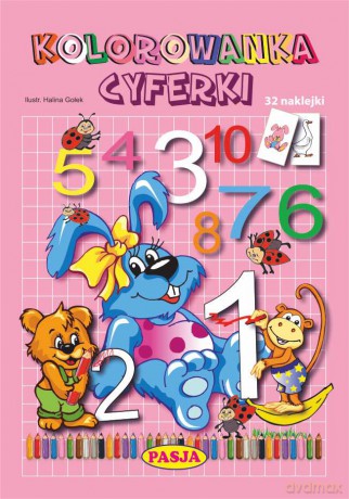 Kolorowanka Cyferki - Halina Gołek [KSIĄŻKA]