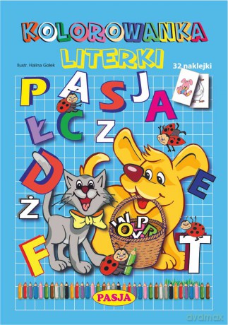 Kolorowanka Literki - Halina Gołek [KSIĄŻKA]