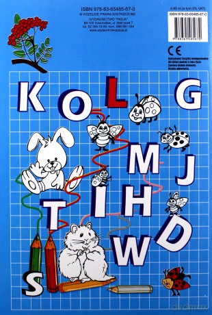 Kolorowanka Literki - Halina Gołek [KSIĄŻKA]