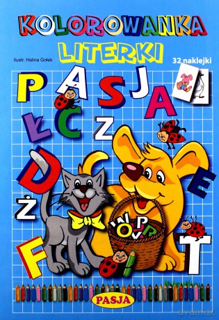 Kolorowanka Literki - Halina Gołek [KSIĄŻKA]