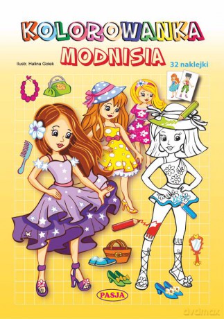 Kolorowanka Modnisia - Halina Gołek [KSIĄŻKA]