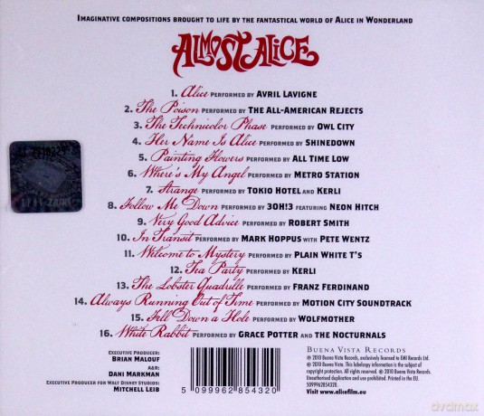Almost Alice soundtrack (Alicja w Krainie Czarów) [CD]