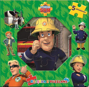 Książka z puzzlami Strażak Sam [KSIĄŻKA]